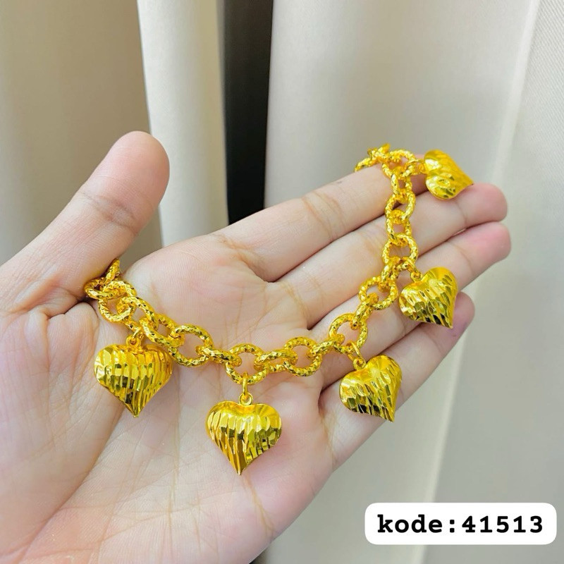 GELANG DUBAI LOVE TITANIUM