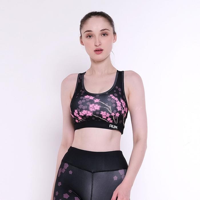 SPORT BRA Dragon Sakura CX002 Atasan Wanita Running Training Gym Yoga - XS