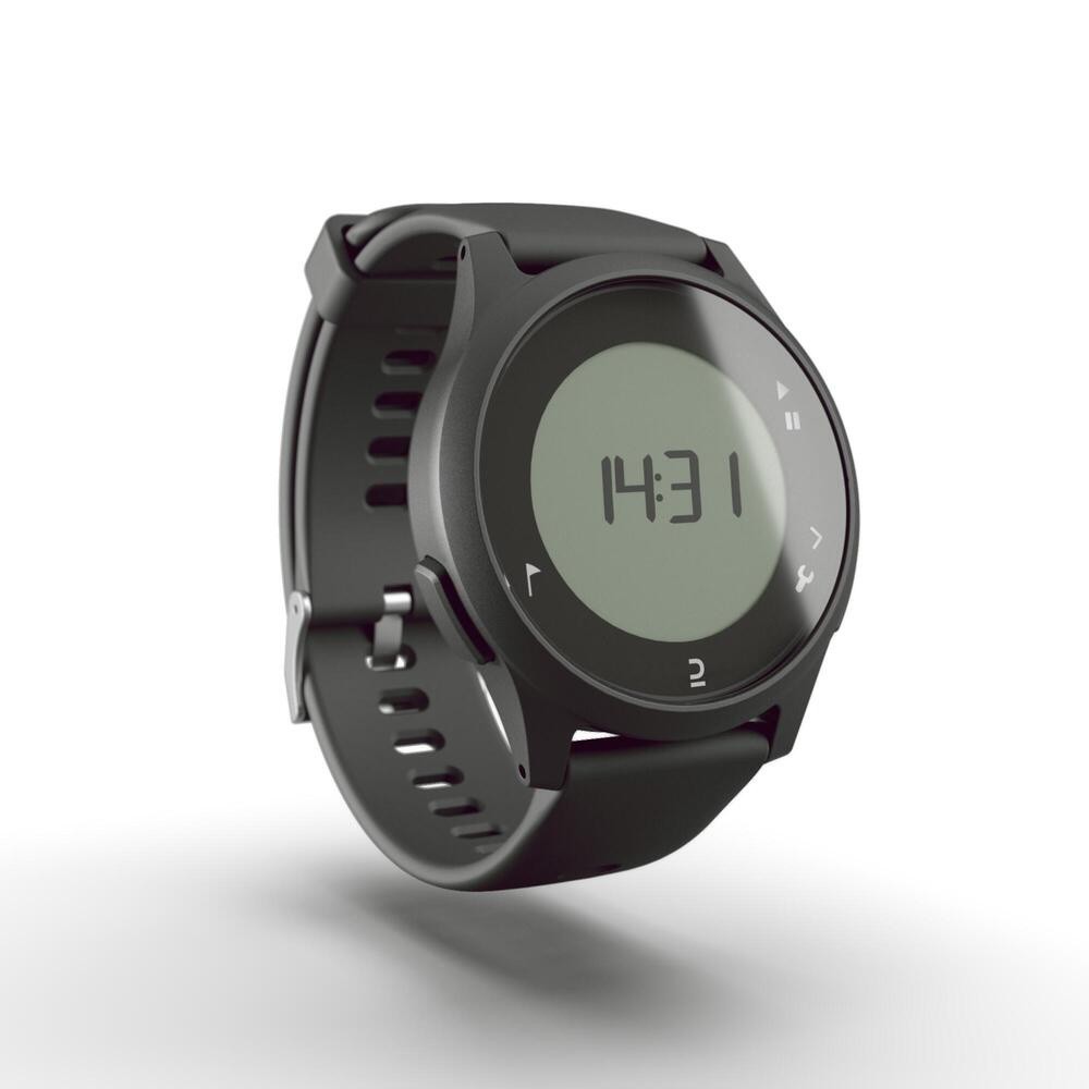 Decathlon Kalenji Jam Tangan W100 - Hitam - 8539879 ***