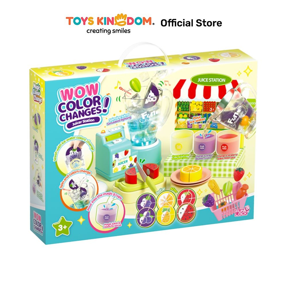 Toys Kingdom Pretty Missy Set Wow Color Changes Juicer Station - Mix Toys Kids Toy Set Mainan Imajin