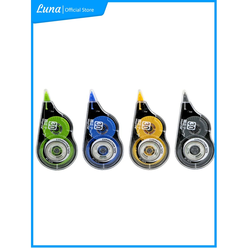 

LUNA TipEx Kertas Koreksi Correction Tape Tipe X Pita Roll Tape Karakter 3m