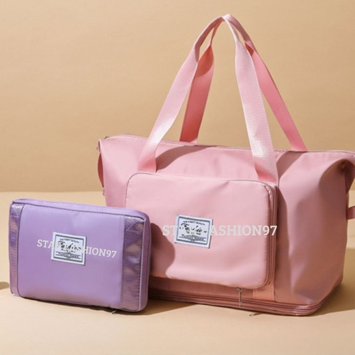 TAS TRAVEL Tas Traveling Pakaian LIPAT & NON LIPAT IMPORT Multifungsi Waterproof#Tas GYM CO