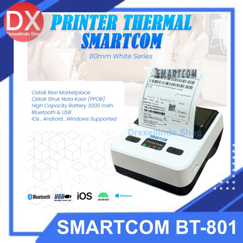 Printer Therma 80mm SMARTCOM BT-801 USB BLUETOOTHCO