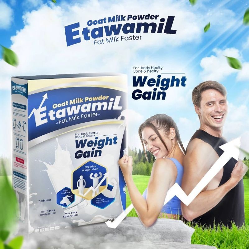 

ETAWAMIL WEIGHT GAIN rasa VANILLA susu gemuk penambah nafsu makan & berat badan BPOM halal
