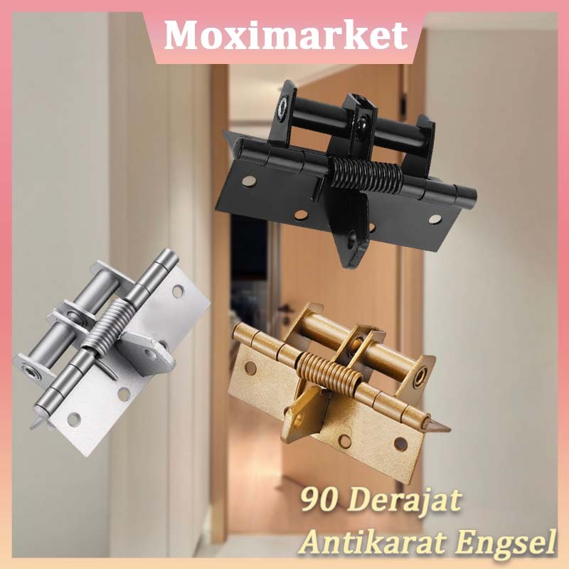 Spring Door Closer/ Engsel Penutup Engsel Penutup Pintu Otomatis - Metal 90 Derajat Engsel Pintu Oto