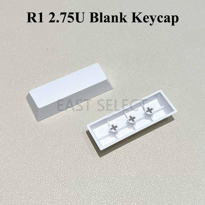 R1 2.75u, White Blank PBT Keycaps No Letters, Minimalist Keycaps for Me anical Keyboard,  erry Profi