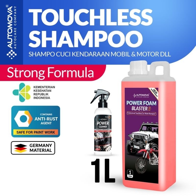 AUTOMOVA - Touchless Shampoo Motor Mobil Tanpa Gosok Power Foam Blasterco
