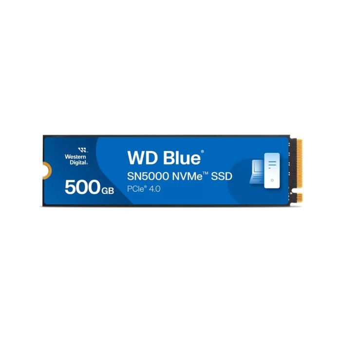 SSD WD Blue SN5000 500GB / 1TB / 2TB M.2 NVME 4.0 Speed 5000MB/s - 5150MB/s