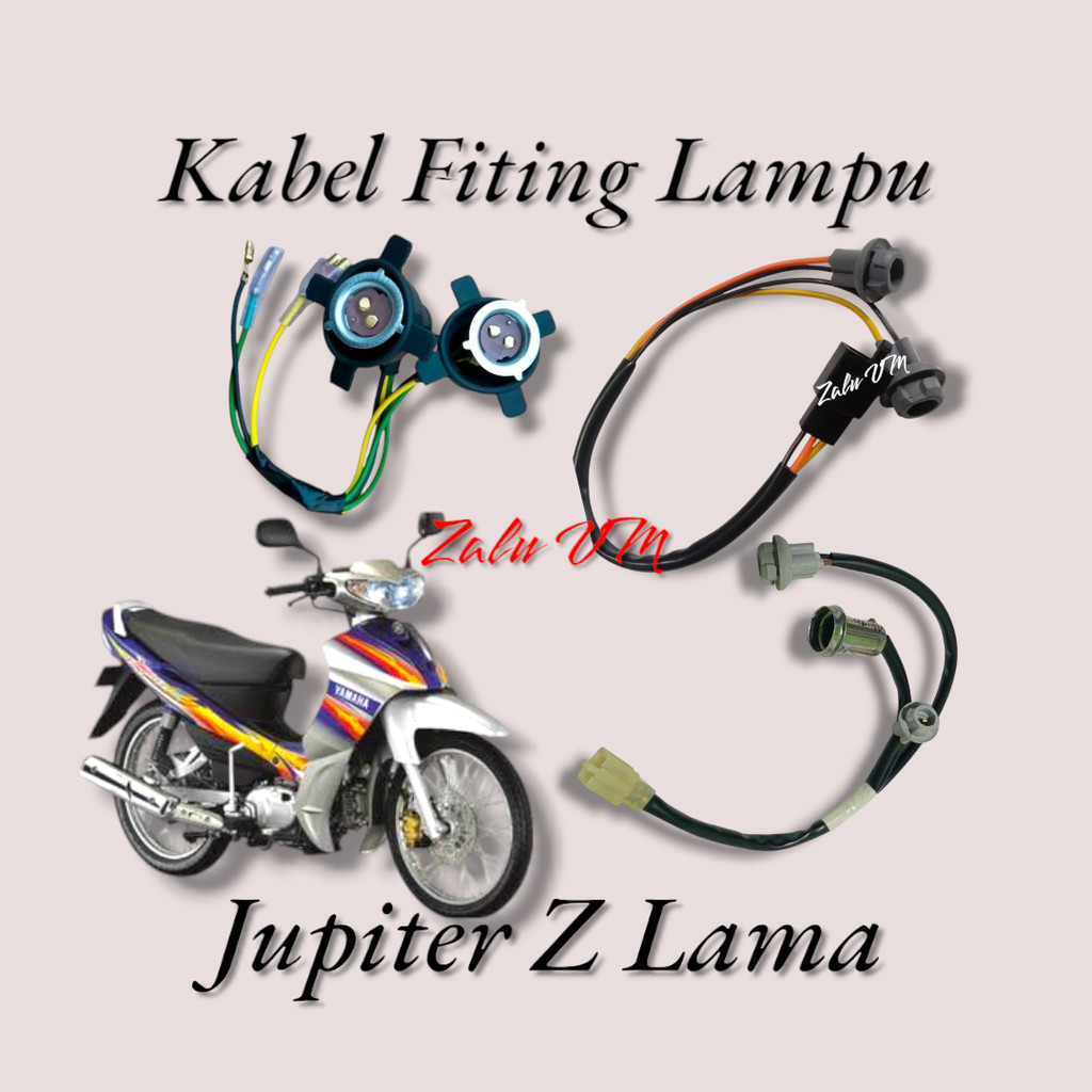 KABEL FITING LAMPU DEPAN BELAKANG SEIN MOTOR YAMAHA JUPITER Z LAMA