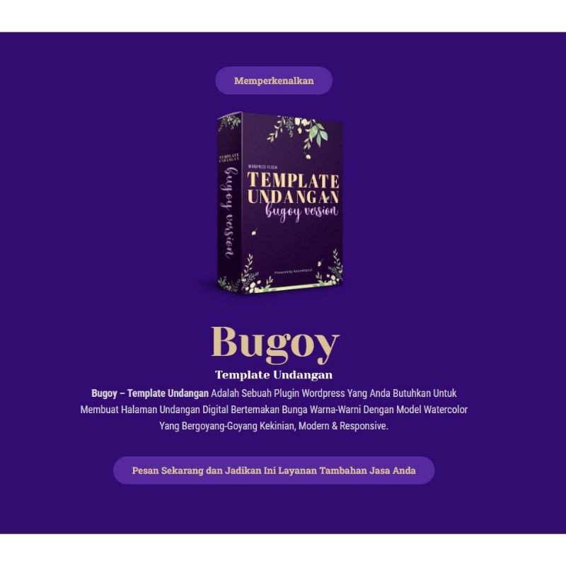 Wdp Terbaru 3.1.12, Wedding Saas 1.13.3, Templateku 2.0.5, Bunga Goyang (BUGOY), Landingstar + Free 