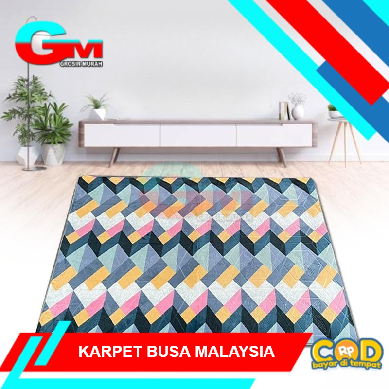 Karpet Malaysia Jumbo Bulu Halus Anti Slip