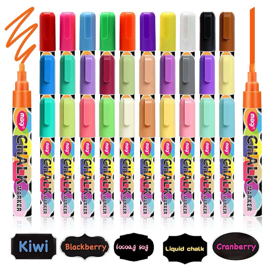 

6mm marker pen, fluorescent board special fluorescent pen, water-soluble liquid chalk, handwriting, erasable marking, graffiti,