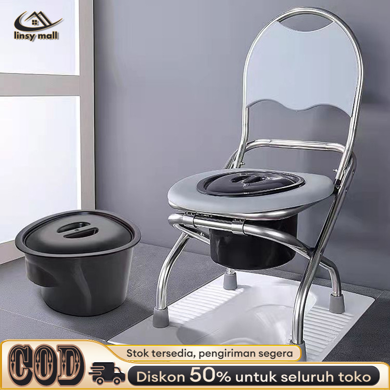 Kursi Toilet Lipat Kursi Toilet Kursi Toilet Praktis Kursi Toilet Untuk Orang Tua Atau Ibu Hamil