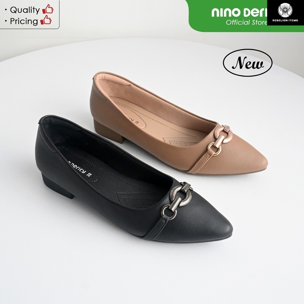 NINO DERICY Flat Shoes Wanita / Sepatu Flat Wanita (NRA 310)