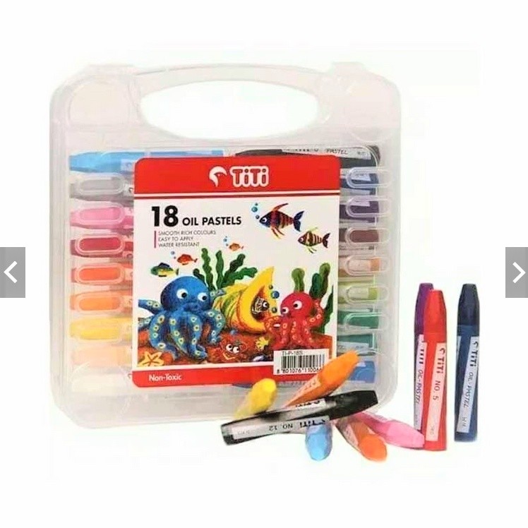 

Crayon Titi Oil Pastel ASLI 18 warna
