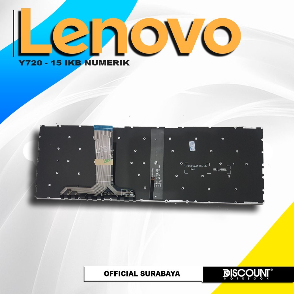 KEYBOARD LAPTOP LENOVO Legion Y520, Y720-15IKB