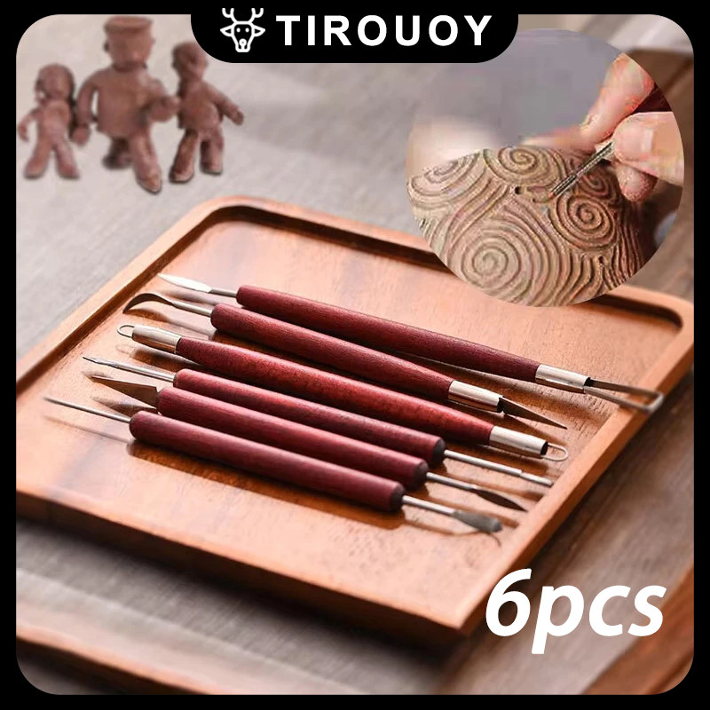 

6PCS Clay Sculpting Tools/Alat Ukir Tembikar Polimer /Alat Tanah Liat Lilin