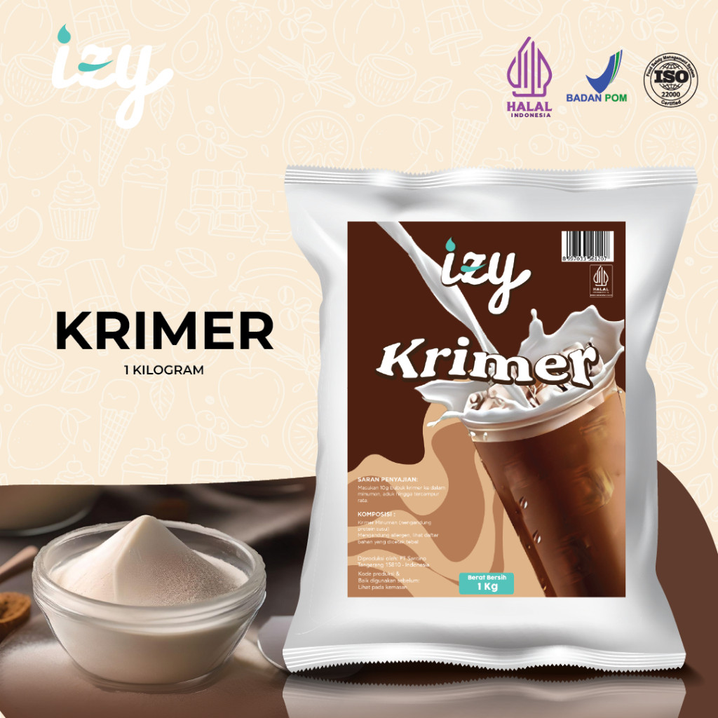 

Izy Non Dairy Creamer Powder - Bubuk Krimer Nabati