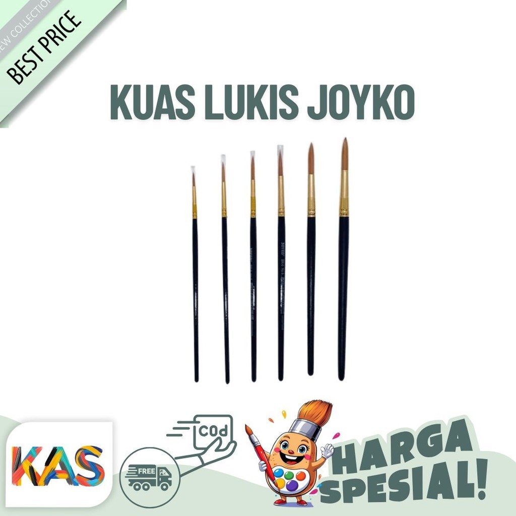 

Kuas Lukis Joyko Br 6 Bahan Nilon Ready 14 Ukuran - Satuan