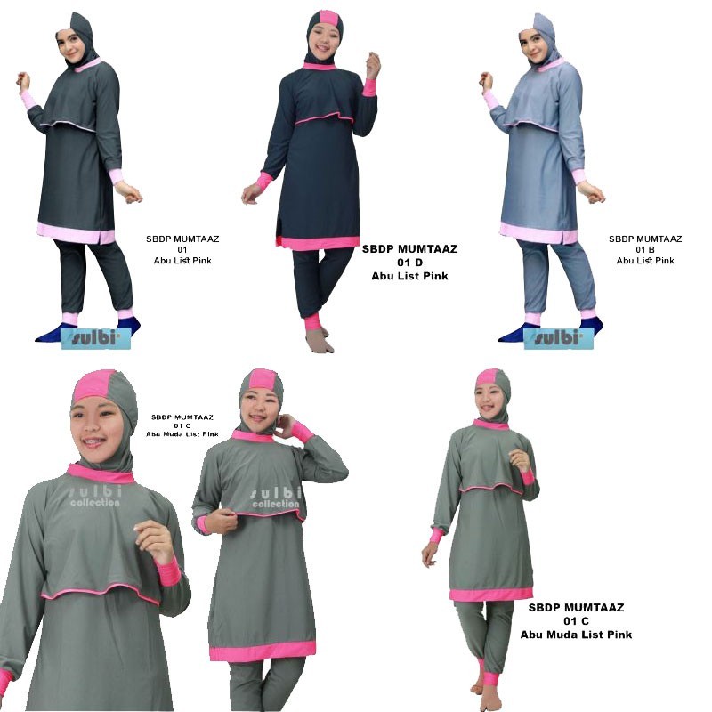 BAJU RENANG MUSLIMAH SULBI MUMTAAZ / BAJU RENANG WANITA / BAJU RENANG SYARI