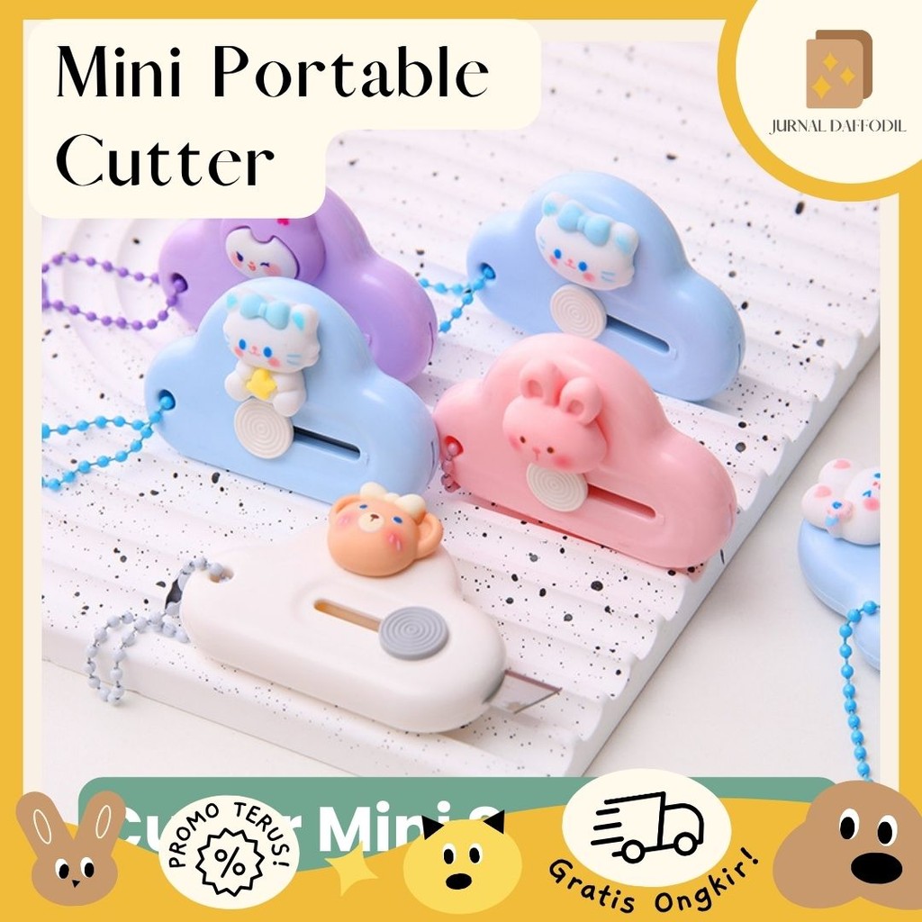 

Jurnal Daffodil - Cutter Mini Lucu Serbaguna / Mini Portable Cutter/ Cutter Mini /Cutter Kucing/ Cutter Mini Cloud