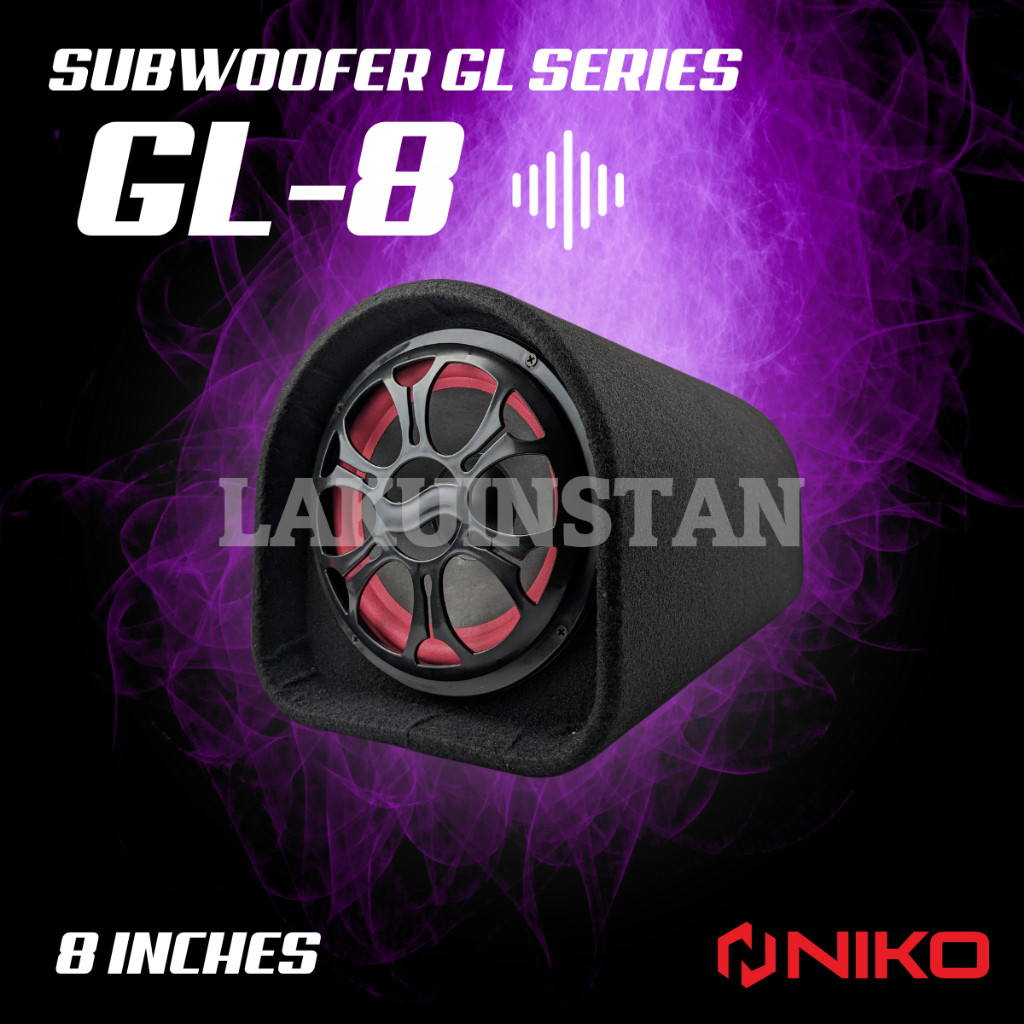 Speaker Niko GL 8 Subwoofer Mobil Car speaker Niko 8 inch bluetooth GL8 TERLARIS