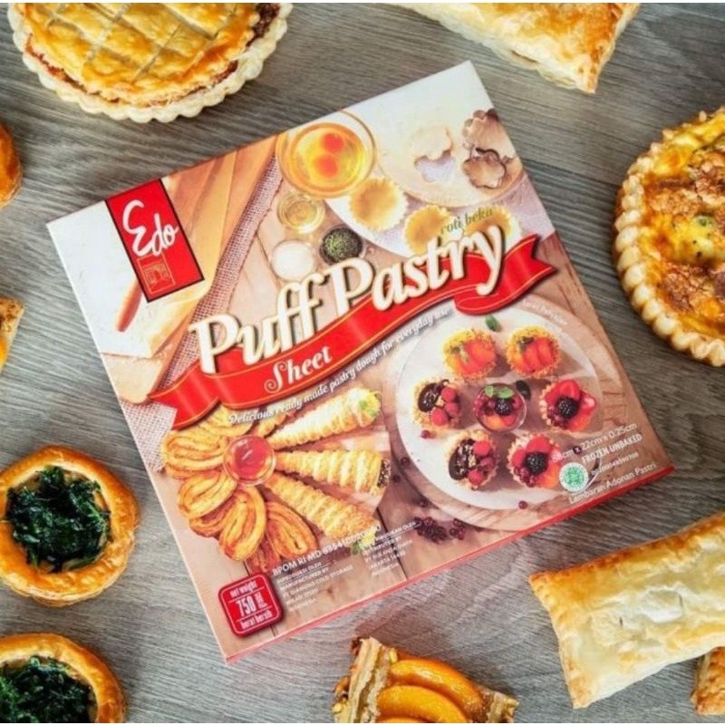 

EDO PUFF PASTRY SHEET 750GR