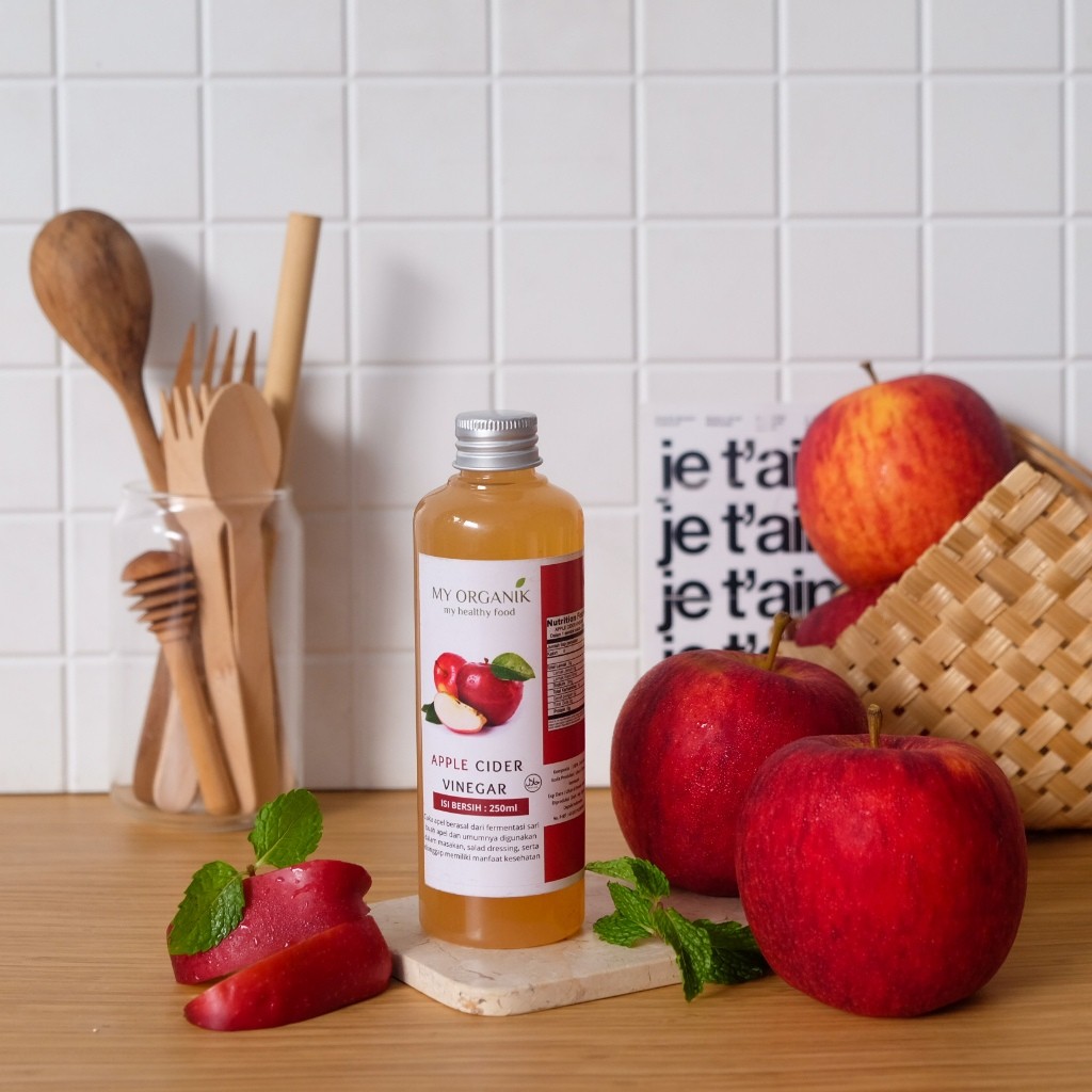 

My Organik Cuka Apel Original Apple cider vinegar Minuman diet dan Kesehatan