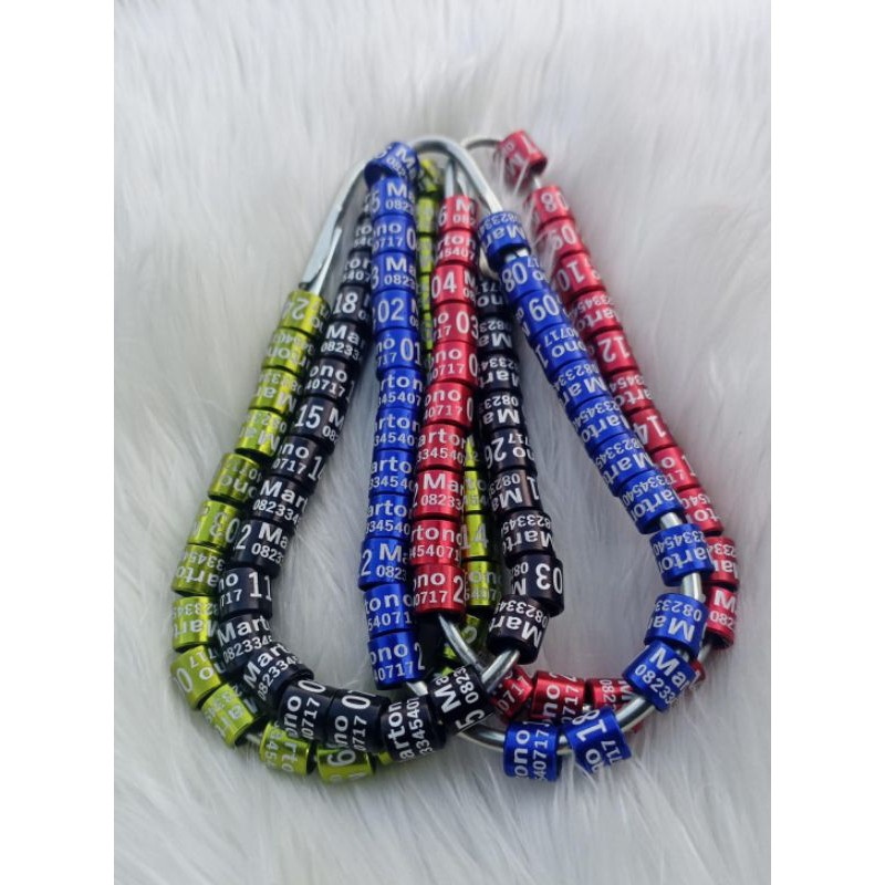 ring burung modellaser isi 25 biji