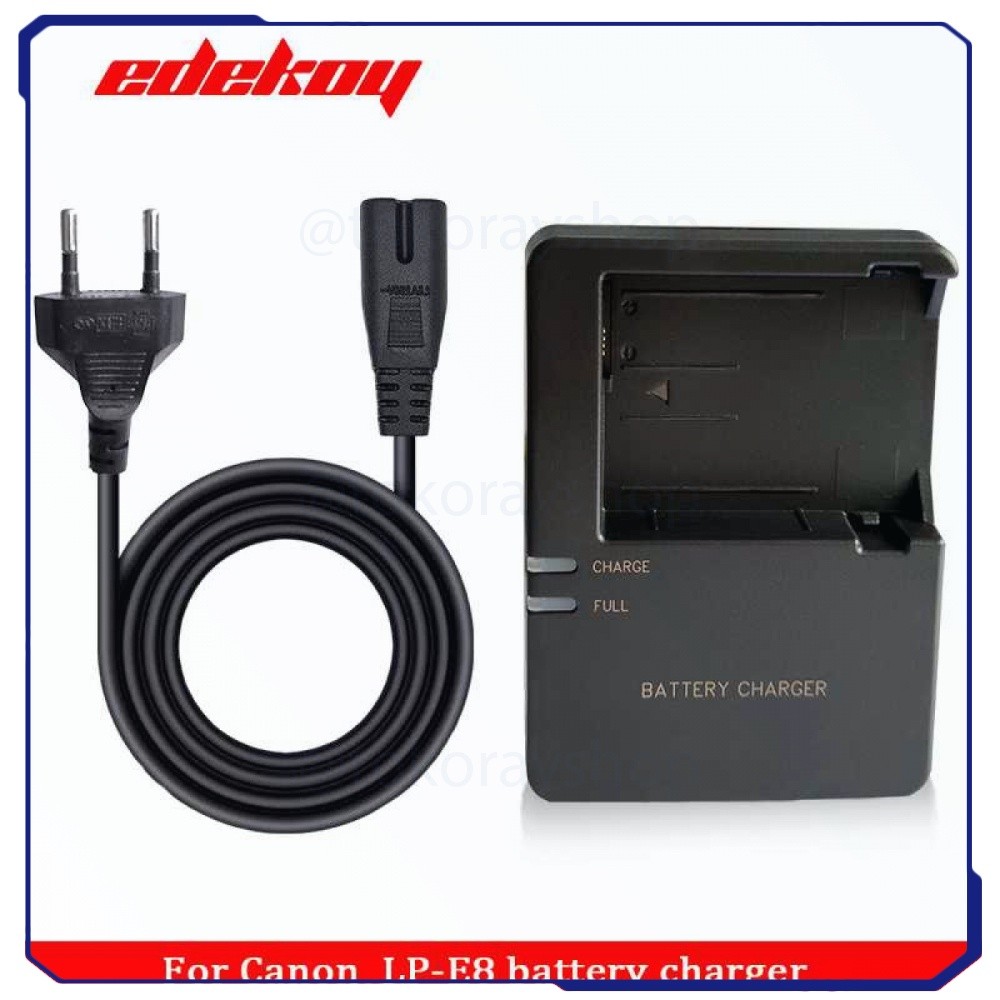 Charger Baterai Kamera LC-E8 for Canon EOS 550D 600D 650D 700D -LC-E8C