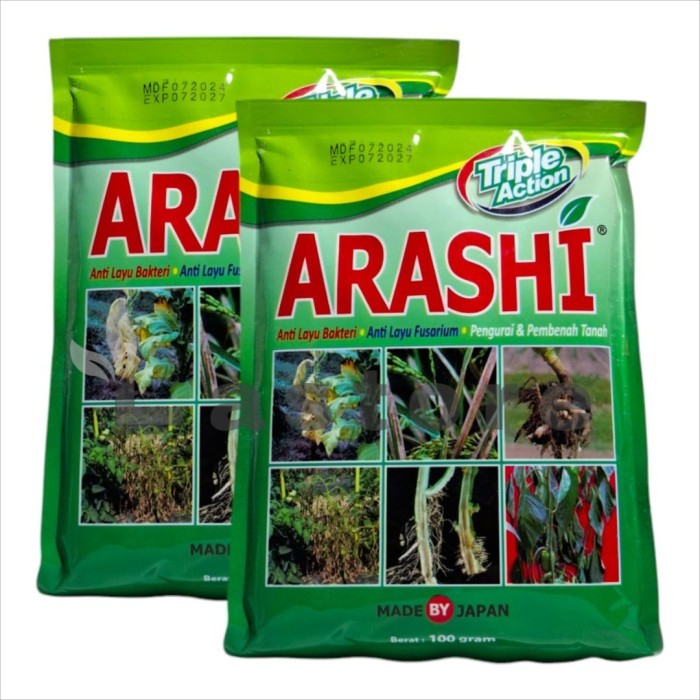 BAKTERISIDA ARASHI 100 GRAM PENGENDALI LAYU BAKTERI LAYU FUSARIUM