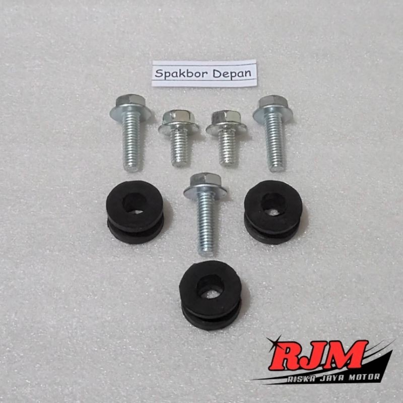 Baut Full Set Cover Bodi Body Spakbor Depan Yamaha Alfa Champ 2 Tak 2T