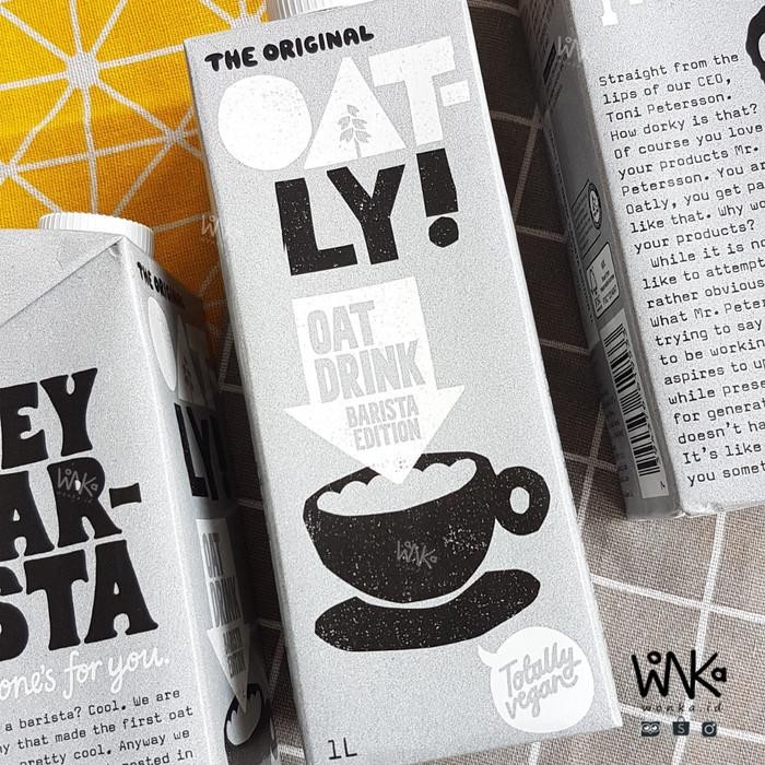 

OATLY - Oat Milk Drink Barista Edition 1L - Susu Gandum Plant Based - Barista Edition Terlaris