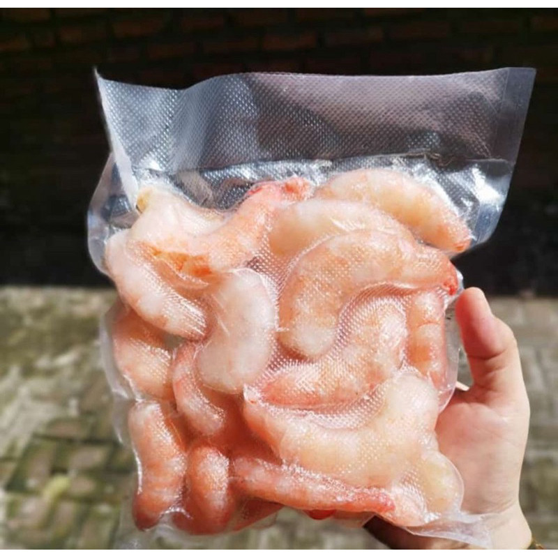 

Udang Kupas B 500gr Tinggal Masak Glazing Tebal
