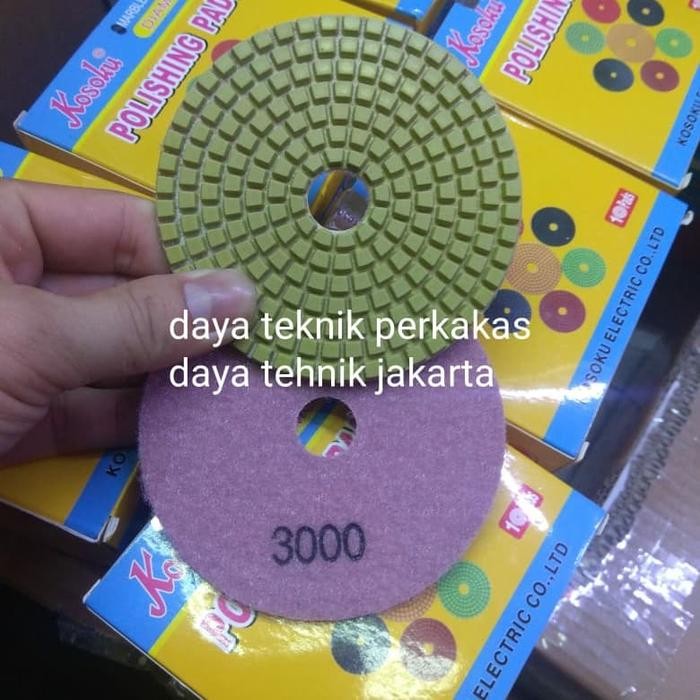 TOKYO diamond pad kosoku #3000 - pad poles marmer - pad poles granite GPT