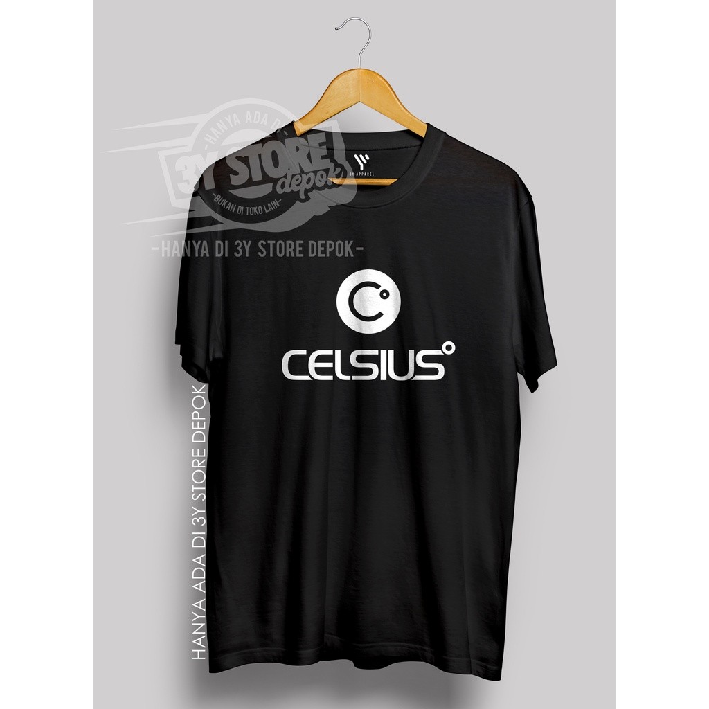 KAOS KRIPTO CEL CELCIUS BITCOIN BTC BAHAN KATUN COMBED 30S PRIA WANITA - 3Y STORE