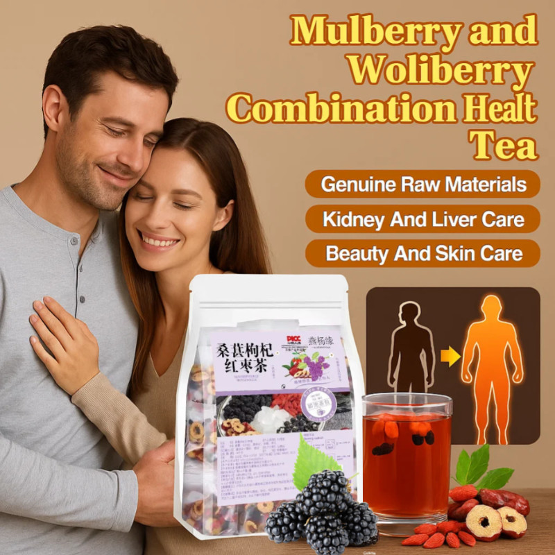 

❤️Teh penyembuh ginjal Teh Kesehatan Buah Mulberry dan Wolfberry/Kurma Merah + Goji Berry Menyegarkan Tubuh/Teh Herbal Untuk Vitalitas & Keseimbangan Energi/120g Teh Ginjal Harian COD