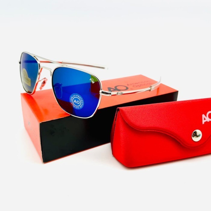 kacamata fashion kacamata hitam kacamata pria Kacamata ao lensa polarized ukuran 54 fullset