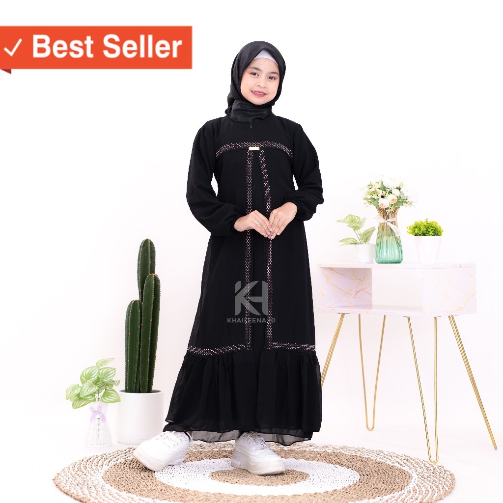 Fashion Muslim Kekinian Termurah / Fateena Kids Gamis Anak Usia 5-15 Tahun / Gamis Anak Terlaris / G