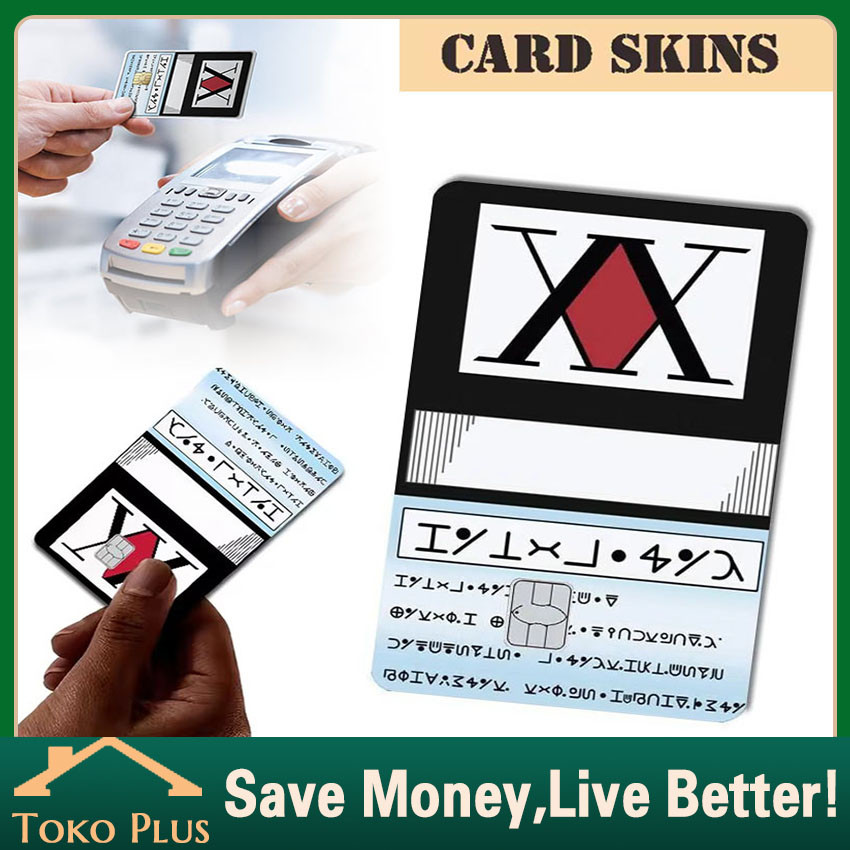 

Sticker Kartu Atm Skin Card CUSTOM Anime Hunter X Hunter Hologram (PVC) / Stiker Sticker Skin Kartu Card Atm Anime Hunter X Hunter Hologram SKIN KARTU ATM