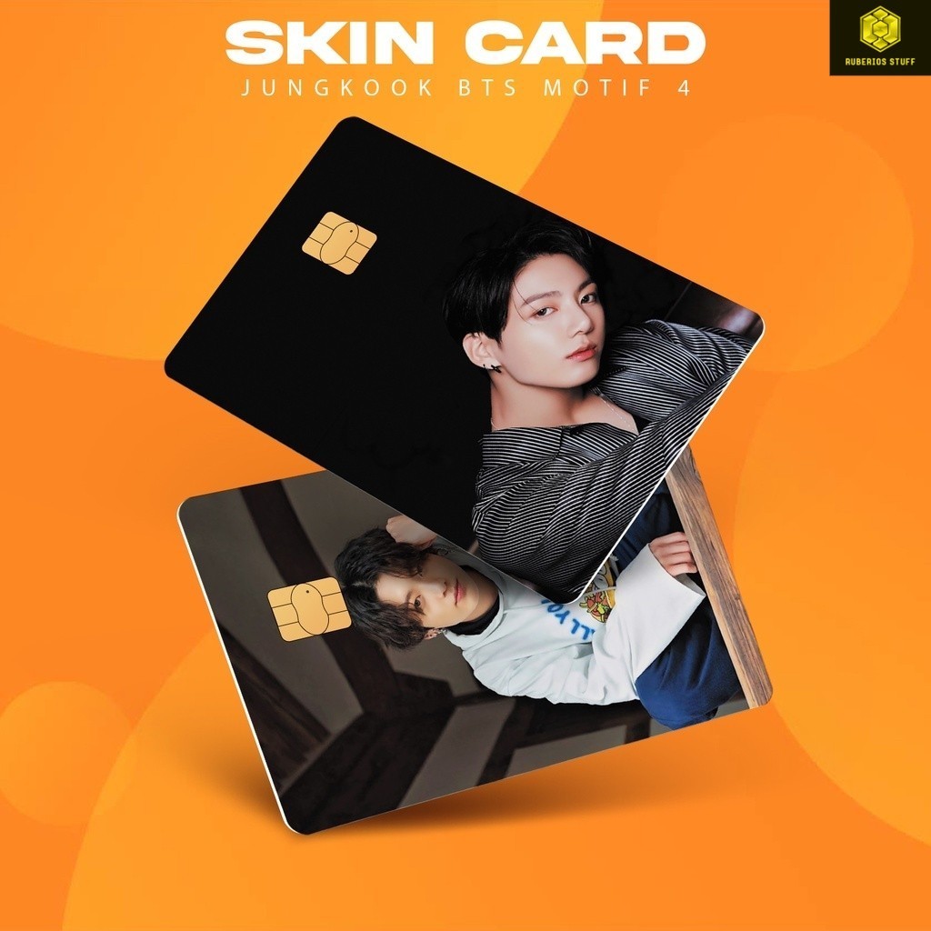 [BM Skin Card] Jungkook bts #4 ||  Garskin | Cover ATM / E - Money / Flazz - Anti Air