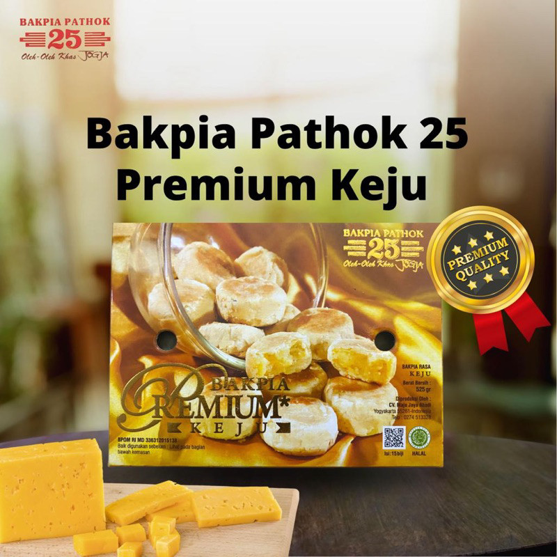 

Bakpia 25 Premium Keju