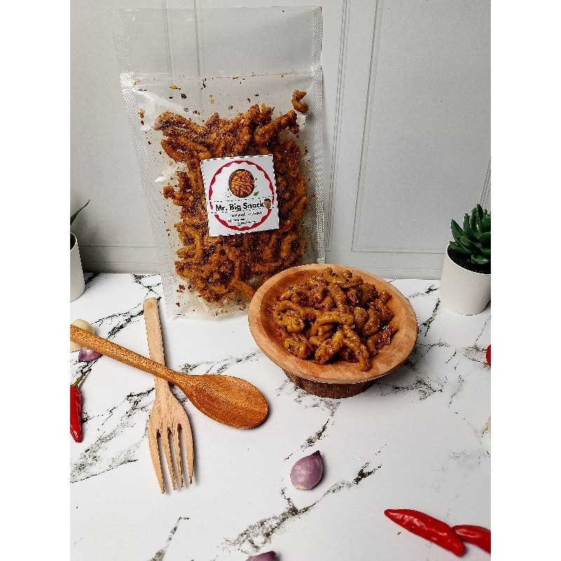 

1kg Usus Crispy Pedas Daun Jeruk -MR. BIG SNACK