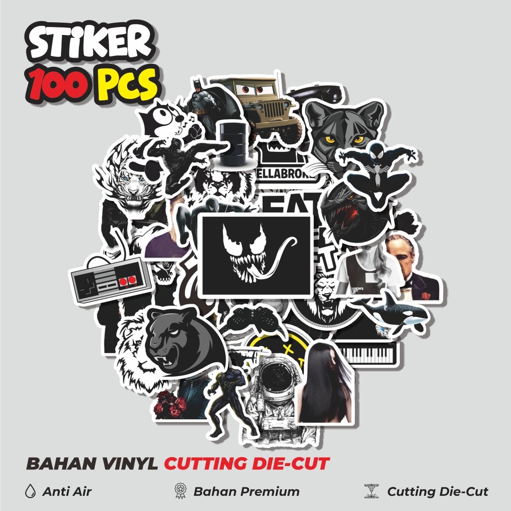 

Terbaru! 50 pcs Stiker Neo Dark Konsep Dekorasi Lucu Kreatif untuk Notebook, Skateboard, HP