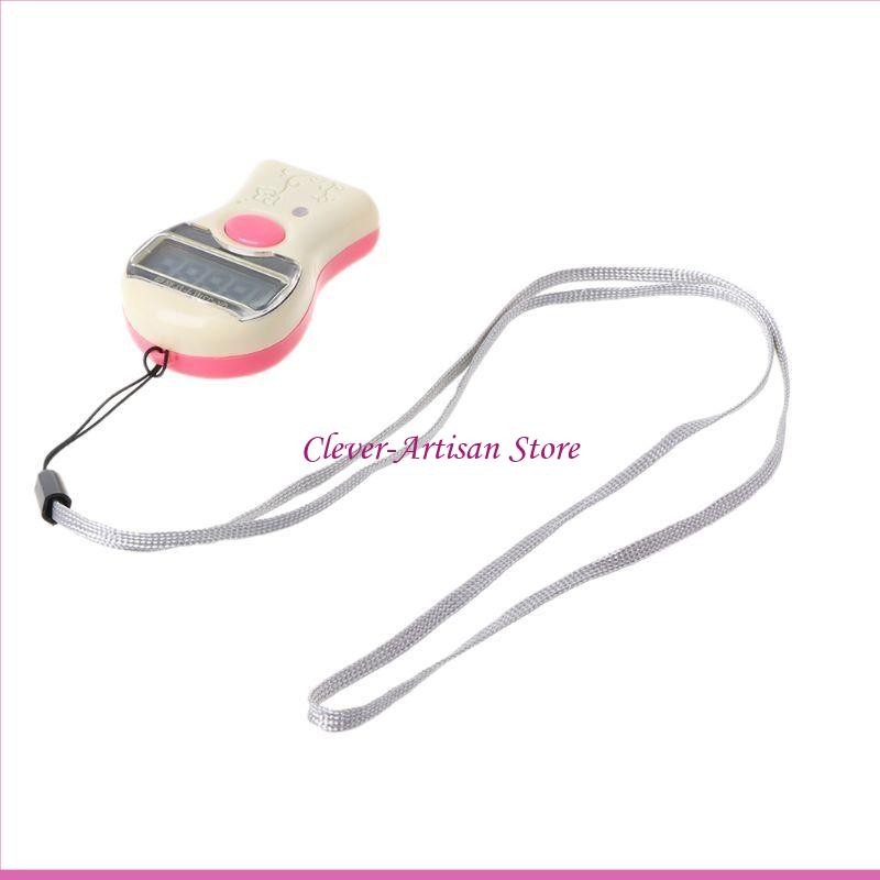 

E06B Finger Tally Counter Digital Electronic Tasbeeh Counter Lap Track Handheld Clicker Manual Mechanical Clicker Number Lap