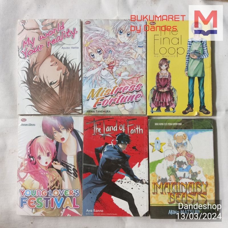 Komik Oneshot Mangaka A _ Manga Baru Segel Ori Serial Cantik One Shot by Aya Kanno, Arina Tanemura, 