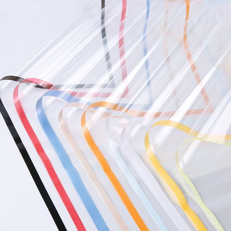 

20Lembar Cellophane Transparan Bening List/Wrapping Bucket Bening/Cellophane List Color opp Flower