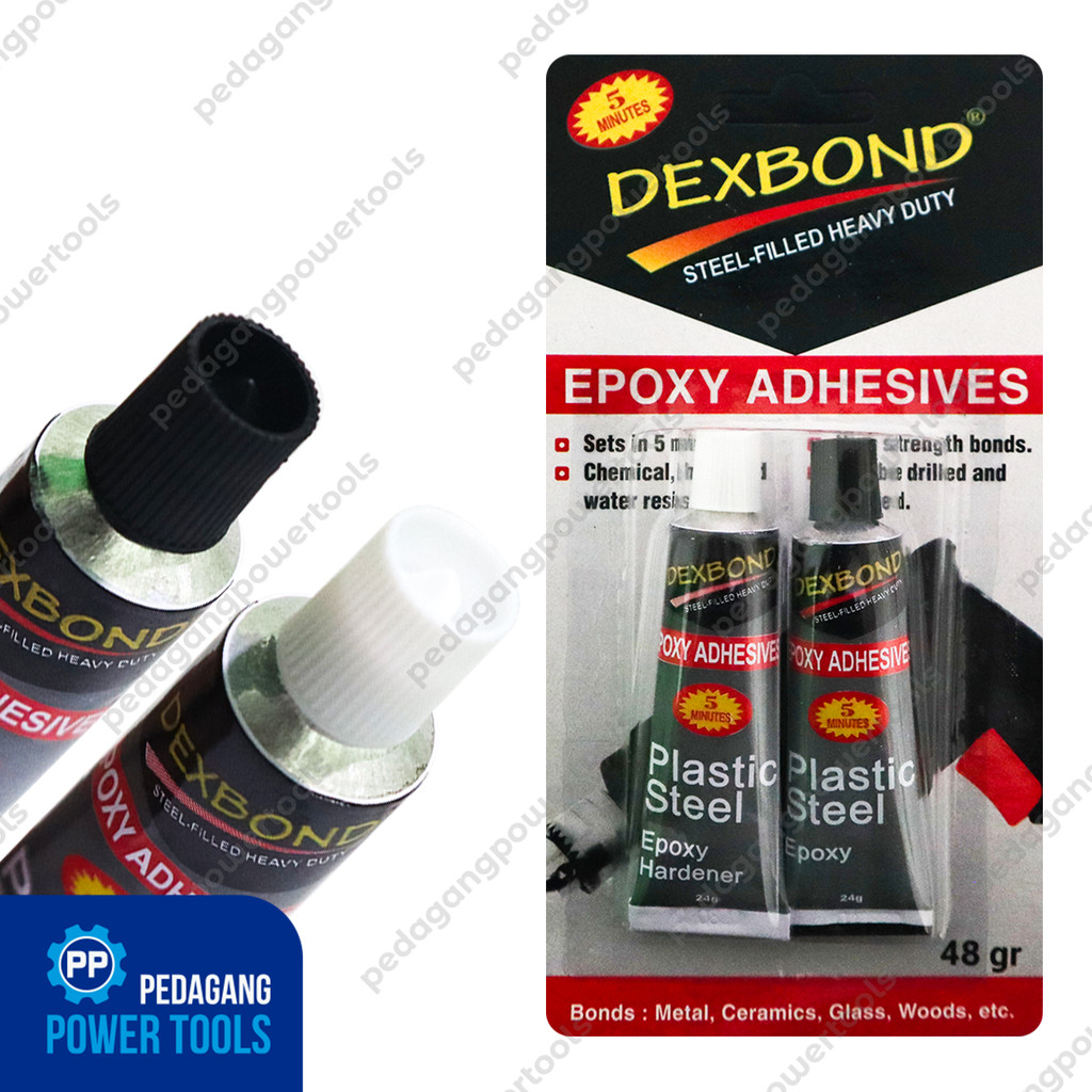 

DEXBOND Satuan Lem Epoxy 5 Menit 48 gram Serbaguna Campur Besi Kaca Kayu Keramik Adhesives