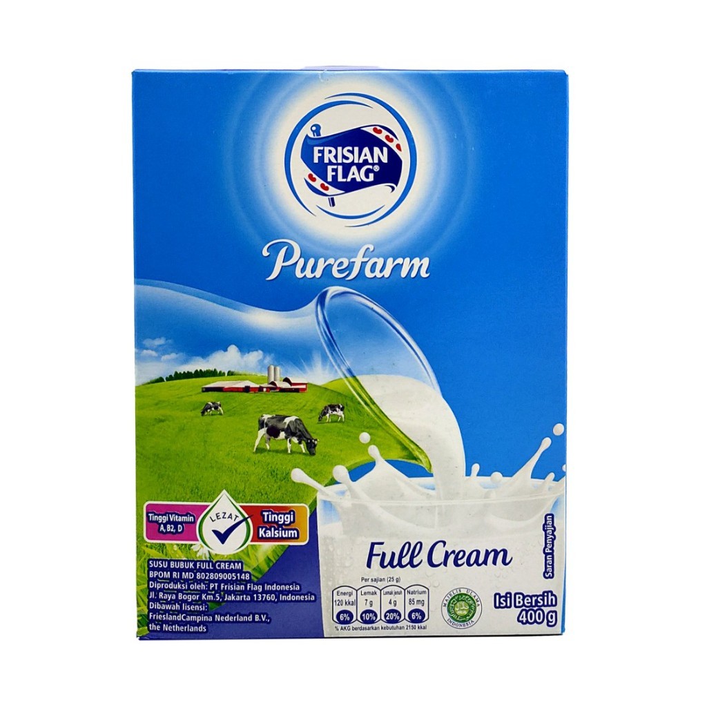 

Susu Full Cream / Milk Powder Full Cream Frisian Flag - 400 Gram