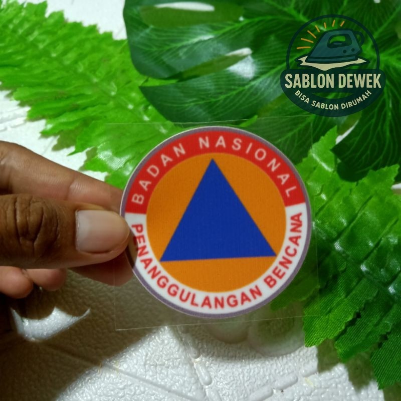 

[BARU] STIKER HELM MOTOR MOBIL LOGO BNPB (6X6CM)